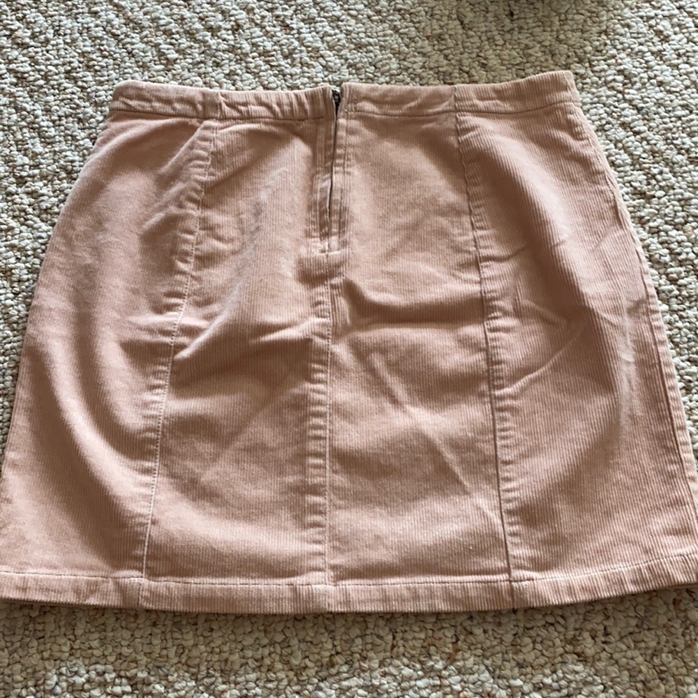 COPY - Pink corduroy skirt